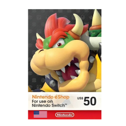 Nintendo eShop Gift Card USA Store USD 50 Nintendo eShop Gift Card USA Store USD 50